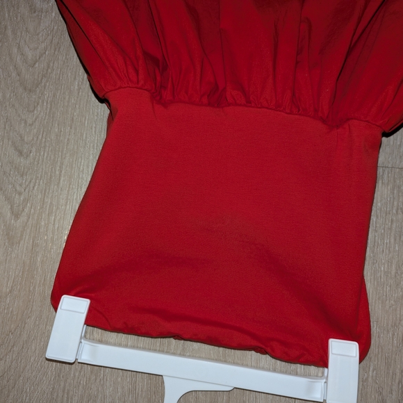 J. Crew Scarlet Red Strapless Mixy Dress - Picture 4 of 6